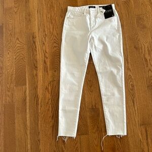 Banana Republic mid rise white ankle jeans New With Tags